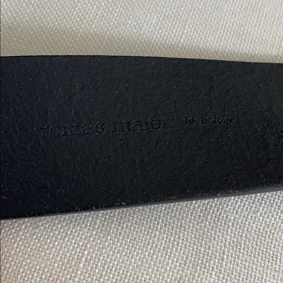 Tomas Maeir Black Leather Belt main image 4